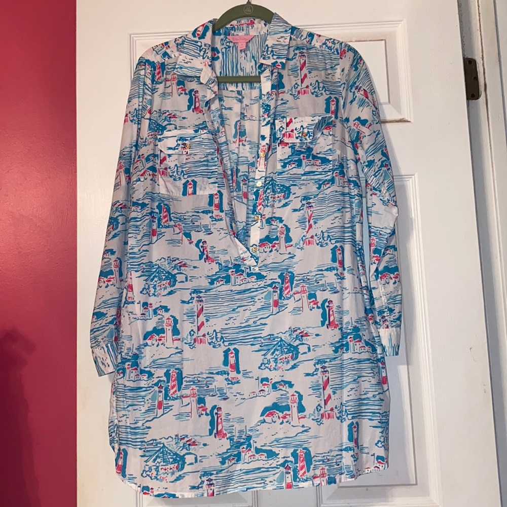 Lilly Pulitzer Watch Out Captiva Tunic Dress